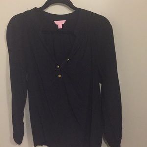 Lilly Pulitzer black top